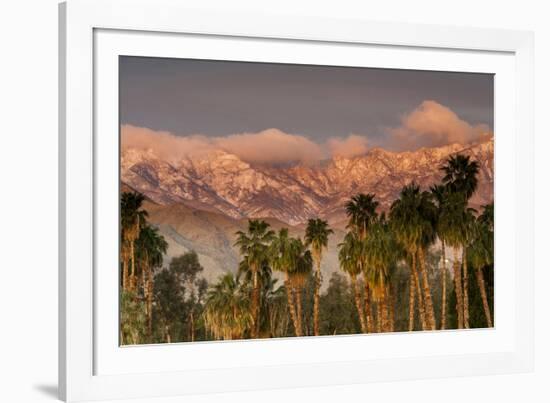 Jacinto and Santa Rosa Mountain Ranges, Palm Springs, California, USA-Richard Duval-Framed Photographic Print