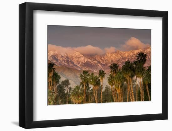 Jacinto and Santa Rosa Mountain Ranges, Palm Springs, California, USA-Richard Duval-Framed Photographic Print