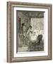 Jack and His Accomplice Blueskin Rob Mr Wood and His Wife in their Bedroom from 'Jack Sheppard: a R-George Cruikshank-Framed Giclee Print