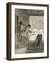 Jack and His Accomplice Blueskin Rob Mr Wood and His Wife in their Bedroom from 'Jack Sheppard: a R-George Cruikshank-Framed Giclee Print