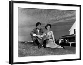 Jack and Jackie, 1953-null-Framed Art Print