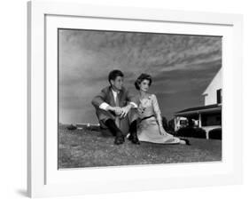 Jack and Jackie, 1953-null-Framed Art Print