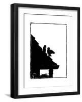 Jack and Jennie Sparrow on the Roof-Mary Baker-Framed Giclee Print