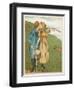 Jack and Jill are Head Over Heels in Love-Edward Hamilton Bell-Framed Art Print