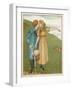 Jack and Jill are Head Over Heels in Love-Edward Hamilton Bell-Framed Art Print