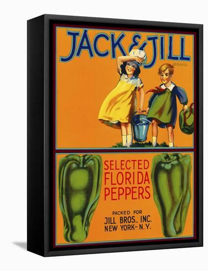 Jack and Jill Brand Peppers-null-Framed Stretched Canvas