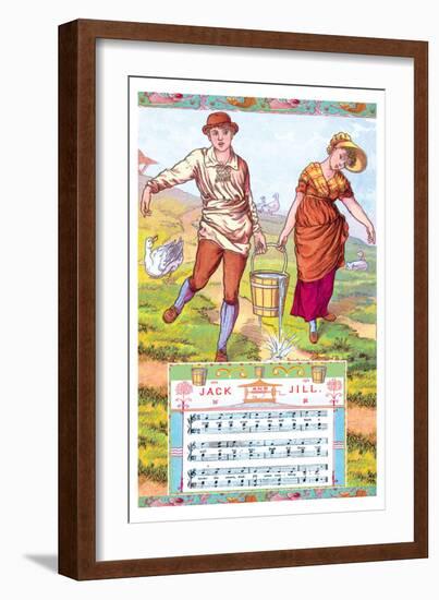 Jack and Jill, c.1885-Walter Crane-Framed Art Print