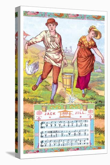 Jack and Jill, c.1885-Walter Crane-Stretched Canvas