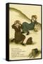 Jack and Jill illustrated-Kate Greenaway-Framed Stretched Canvas