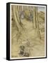 Jack and Jill, Rackham-Arthur Rackham-Framed Stretched Canvas