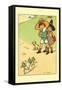 Jack and Jill Scaring the Elves-Rosa C. Petherick-Framed Stretched Canvas