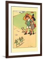 Jack and Jill Scaring the Elves-Rosa C. Petherick-Framed Art Print