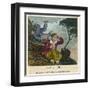 Jack and Jill Went Up the Hill to Fetch a Pail of Water-null-Framed Art Print