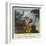 Jack and Jill Went Up the Hill to Fetch a Pail of Water-null-Framed Art Print