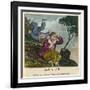 Jack and Jill Went Up the Hill to Fetch a Pail of Water-null-Framed Art Print