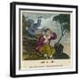 Jack and Jill Went Up the Hill to Fetch a Pail of Water-null-Framed Art Print