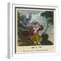 Jack and Jill Went Up the Hill to Fetch a Pail of Water-null-Framed Art Print