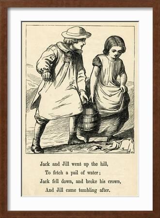 Jack and Jill Went Up the Hill' Posters - T. Dalziel ...