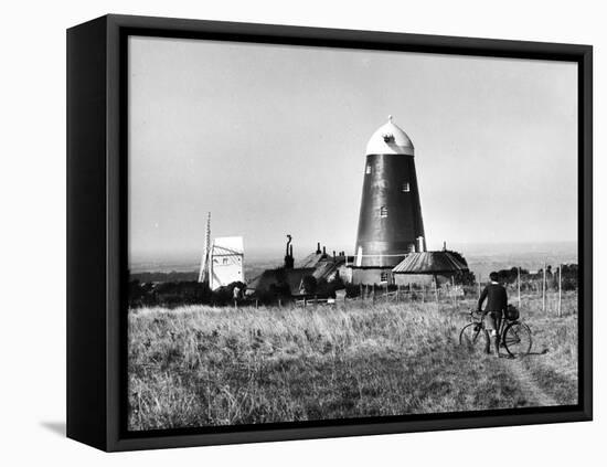 Jack and Jill Windmills-Fred Musto-Framed Stretched Canvas