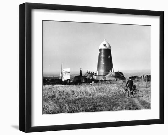 Jack and Jill Windmills-Fred Musto-Framed Photographic Print