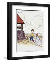 Jack and Jill-Blanche Fisher Wright-Framed Giclee Print