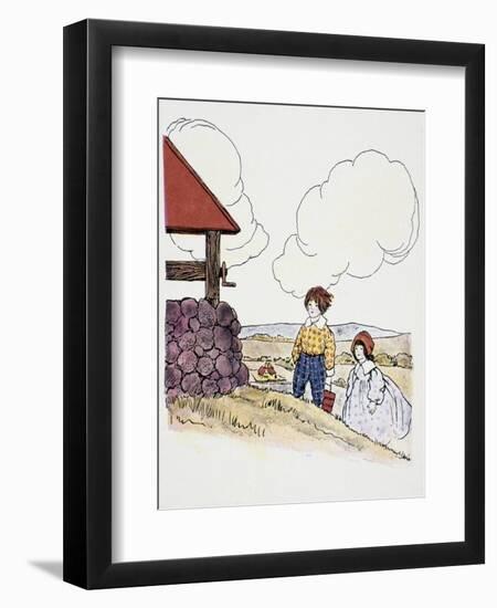 Jack and Jill-Blanche Fisher Wright-Framed Giclee Print