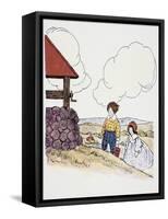 Jack and Jill-Blanche Fisher Wright-Framed Stretched Canvas