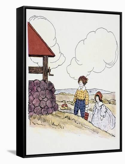 Jack and Jill-Blanche Fisher Wright-Framed Stretched Canvas