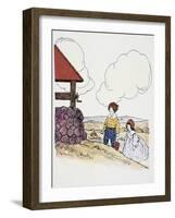 Jack and Jill-Blanche Fisher Wright-Framed Giclee Print