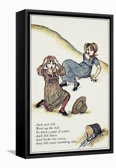 Jack and Jill-Kate Greenway-Framed Stretched Canvas