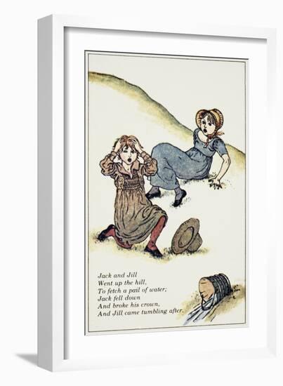 Jack and Jill-Kate Greenway-Framed Giclee Print