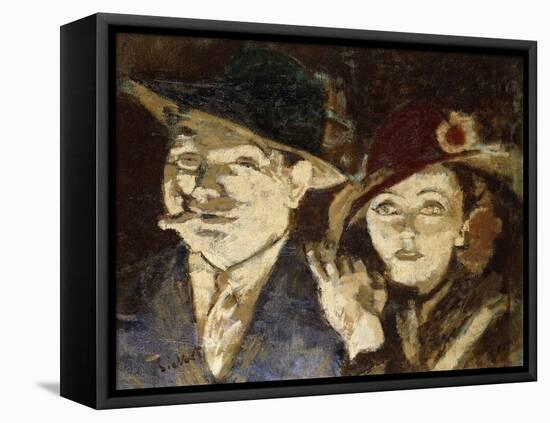 Jack and Jill-Walter Richard Sickert-Framed Stretched Canvas