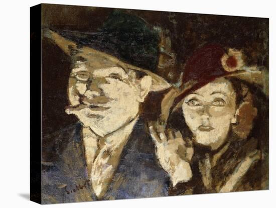 Jack and Jill-Walter Richard Sickert-Stretched Canvas