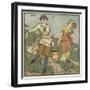 Jack and Jill-Walter Crane-Framed Giclee Print