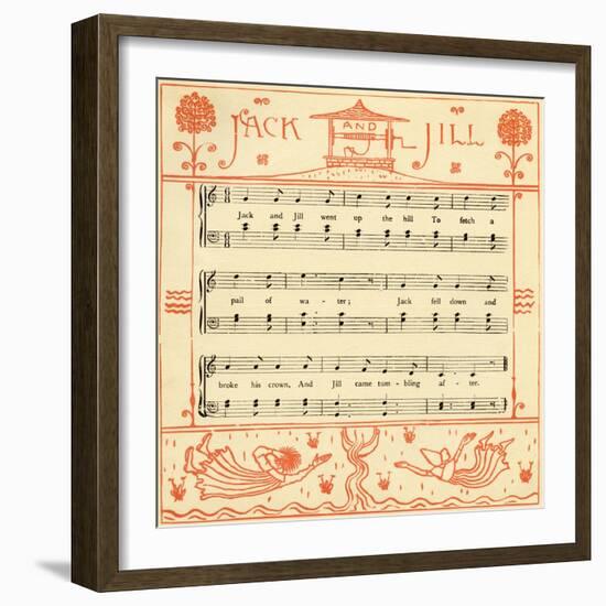 Jack and Jill-Walter Crane-Framed Giclee Print