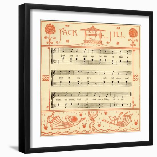 Jack and Jill-Walter Crane-Framed Giclee Print