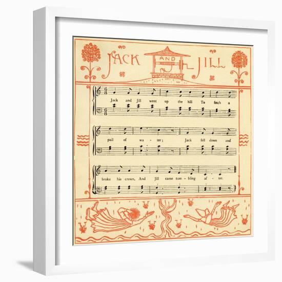 Jack and Jill-Walter Crane-Framed Giclee Print