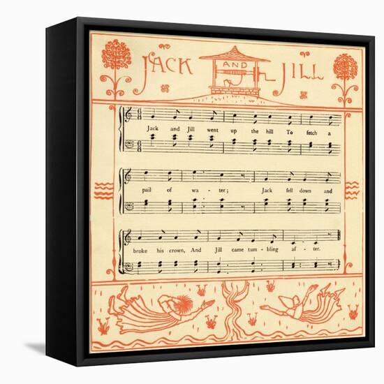 Jack and Jill-Walter Crane-Framed Stretched Canvas