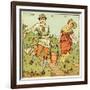 Jack and Jill-Walter Crane-Framed Giclee Print