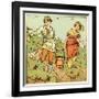 Jack and Jill-Walter Crane-Framed Giclee Print