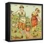 Jack and Jill-Walter Crane-Framed Stretched Canvas