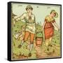 Jack and Jill-Walter Crane-Framed Stretched Canvas