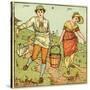Jack and Jill-Walter Crane-Stretched Canvas