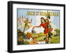 Jack and the Beanstalk Color Print-null-Framed Giclee Print