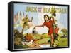 Jack and the Beanstalk Color Print-null-Framed Stretched Canvas