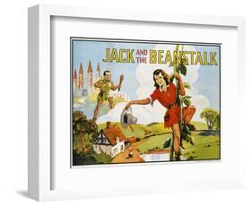 Jack and the Beanstalk Color Print-null-Framed Giclee Print