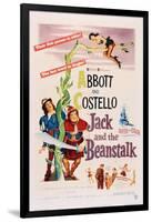 Jack and the Beanstalk, from Left: Bud Abbott, Lou Costello, 1952-null-Framed Art Print