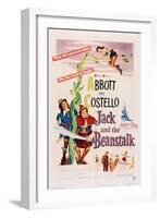 Jack and the Beanstalk, from Left: Bud Abbott, Lou Costello, 1952-null-Framed Art Print