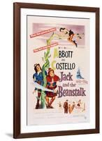 Jack and the Beanstalk, from Left: Bud Abbott, Lou Costello, 1952-null-Framed Art Print