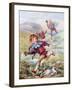 Jack and the Beanstalk Illustration-null-Framed Giclee Print